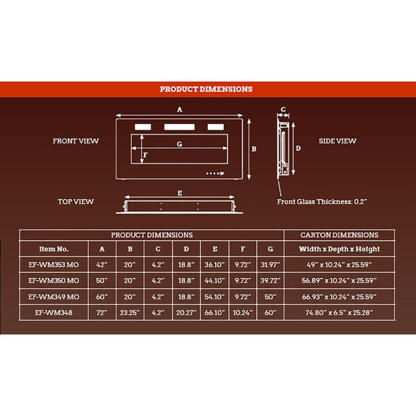 Paramount Premium 42 in fireplace